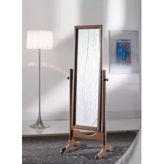 Bodenspiegel Spiegel Schlafzimmer Holzrahmen Braun Design 57x167 Neu - Braun