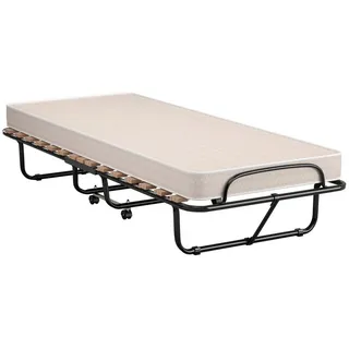 Costway Gästebett klappbar 80 x 190 cm beige