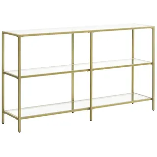 VASAGLE Konsolentisch 130 x 30 x 73,3 cm gold