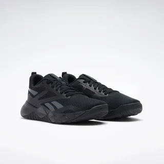 Trainingsschuh REEBOK "NFX TRAINER", Damen, Gr. 40, schwarz (schwarz, grau 6), Synthetik, Textil, Schuhe Trainingsschuh, ideal für Gym und Fitnessstudio