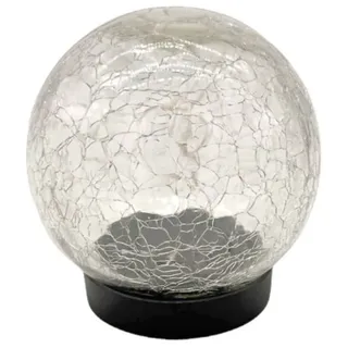 Kynast Garden LED Solar Glaskugel Gartenkugel Bruchglas mit 10 LED