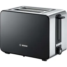 Bosch Hausgeräte TAT7203, Toaster, Schwarz