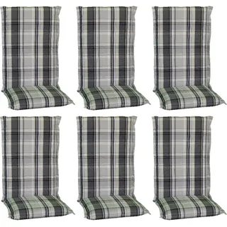 Beo Sitzauflage Hochlehner Atika 6er Set Karo Beige