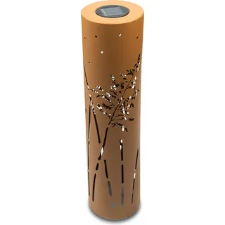 UNUS® Solarleuchte Garten, wetterfest, Außenbereich, klein 1er Set Pampasgras - Braun