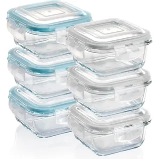 GRIZZLY Frischhaltedose Glas 320 ml 6 St.