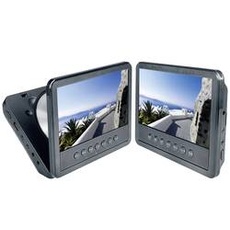 Bild von DVD 7052 Kopfstützen DVD-Player mit 2 Monitoren Bilddiagonale=17.8 cm (7 Zoll)