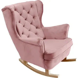 DomoHome Relaxsessel Armlehnensessel Armlehnen Fernsehsessel Loungesessel Polstersessel Couchsessel Armsessel Chair Wohnzimmersessel Ohrensessel | 102x81x95cm | Pink_29838 - Rosa