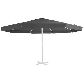 vidaXL Ersatzbezug für Sonnenschirm Anthrazit 500 cm
