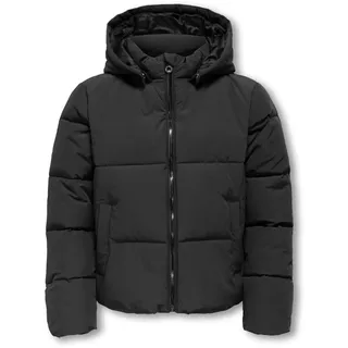 ONLY Mädchen Kogdolly Short Puffer Jacket OTW Noos, Schwarz, 152 EU