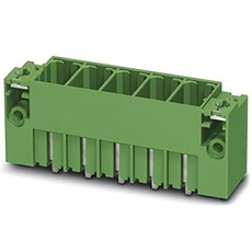 PHOENIX CONTACT PCV 35 HC/2-GF-15,00 Leiterplattengrundleiste, Grün, 35 mm2 Nennquerschnitt, 2 Anschlüsse, PCV 35 HC/..-GF Artikelfamilie, 15 mm Rastermaß, 25 Stück