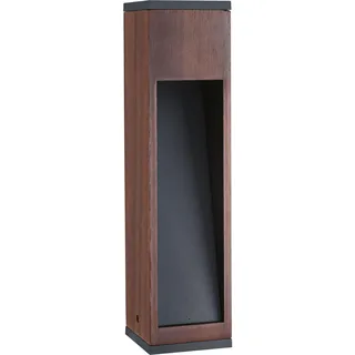 Paulmann Pollerleuchte Trabia Holz 40 cm GU10 3,5 W 230 lm IP44 braun