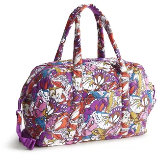 Vera Bradley Damen Miramar Weekender, Nylon Reisetasche, Flattern
