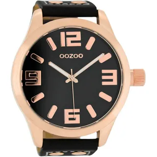 Oozoo C1109 – Uhr für Männer, Lederband schwarz
