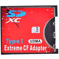 Original Qualität Memory Extreme Single SD MMC SDHC Slot to CF Typ I Compact Flash CF Karte Adapter für High-Speed Nutzung mit SLR-Kameras