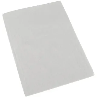 Homescapes Kinder-Bettlaken ohne Gummizug Baumwoll-Flanell, 100/150 cm , Weiß , Textil , Uni , Rechteckig , 100x150 cm , Oeko-Tex® Standard 100 , Heimtextilien, Bettwäsche & Leintücher, Kinderbettwäsche