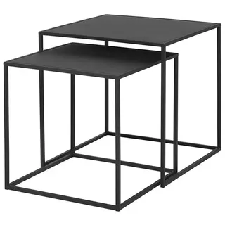 Beistelltische (2er-Set) Fera Blomus schwarz, 35/40x35/40x35/40 cm