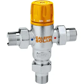 CALEFFI Thermomischer einstellbar für Solar 30-65°C verchromt 3/4" 252150