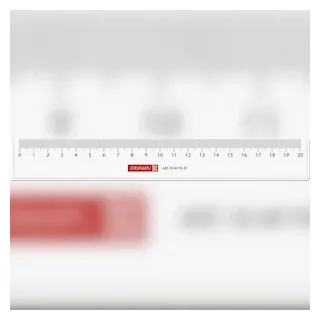 Brunnen Lineal 20,0 cm, glasklar