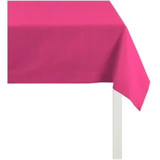 Tischdecke APELT "4362 Rips - UNI" Gr. 5, pink, B:45cm L:135cm, Baumwolle, Polyester, Tischdecken, Tischdecke, Wasser- und Schmutzabweisend
