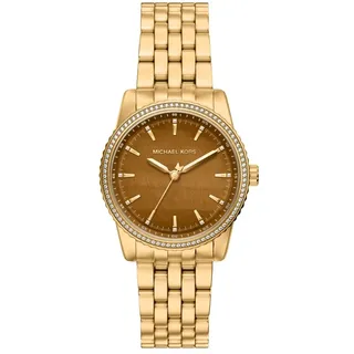 Michael Kors Bryant Damen 35MM Goldfarbener Edelstahl Uhr, MK7581