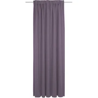 Vorhang ADAM "Uni Collection" Gr. 1, lila (beere), B:142cm H:145cm, Jacquard, Baumwolle, Gardinen, Vorhang, aus 100% Bio-Baumwolle