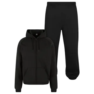 URBAN CLASSICS Herren Baggy Jogginganzug Blank Suit, Gr. 50 (Herstellergröße: M), Schwarz (black 7)