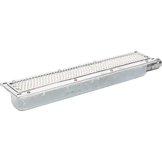 Infrarot-Keramik-Gasgrill, Edelstahl + Eisen, 41 x 85,8 cm, Erdgas, leicht 0,82 kg, tragbarer Grill für den Außenbereich