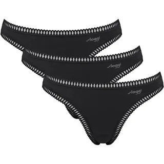SLOGGI GO Crush String 3 St. Schwarz XS