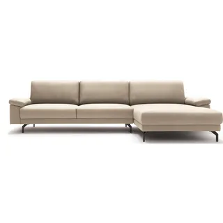 creation by rolf benz Ecksofa »CR.450 elegantes Designsofa mit hohem Sitzkomfort«, beige