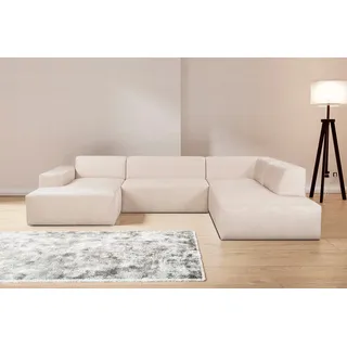 werk2 »Zeus-U, viel Platz, Breite 330 cm, modern und zeitlos« Curvy Trend mit urbaner Optik auch in weichem Cord, U-Form,