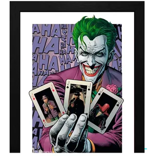ABYstyle - DC COMICS Framed print The Joker Haha Cards - Bild