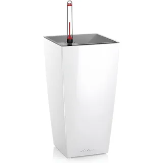 LECHUZA Mini-Cubi Komplettset 9,5 x 9,5 x 18,5 cm weiß hochglanz