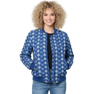 Desigual Frauen Prunilda isolierte Jacke blau bestickt XL - Blau