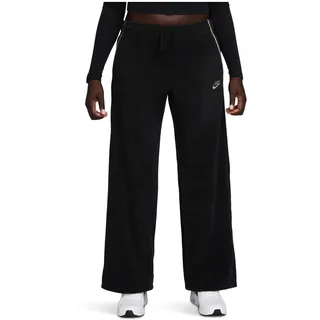 Nike Club Fleece Wide-Leg Hosen Schwarz L