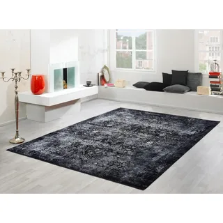 OCI DIE TEPPICHMARKE BESTELLER MAGIC Designer-Teppich 67 x 130 cm Grau/Schwarz