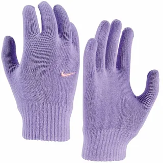 Nike Swoosh Knit Strick-Handschuhe Kinder purple pulse/arctic punch S/M