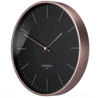 KIENZLE DCF Funk-Wanduhr rose gold / schwarz, 25 cm