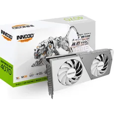 Bild von GeForce RTX 4070 Twin X2 OC White Edition12 GB GDDR6X 1920 MHz