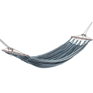 Chico Einzel-Stabhängematte wetterfest grau-türkis / 1 Person  300 x 130 150 ...