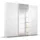 Schwebetürenschrank OTELI 203 x 210 x 68 cm Weiß