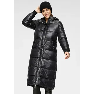 ALPENBLITZ Steppmantel »Wintermärchen« in extra langer Form mit schimmerndem Glanz, schwarz