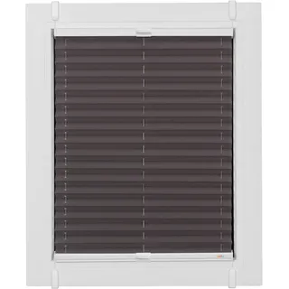 sunlines Plissee »One Size Style Crepe« blickdicht ohne Bohren verspannt Zubehörfarbe weiß, zum Klemmen, grau