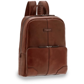 The Bridge Vespucci Leder-Rucksack 38cm -06364001 Braun/Gold