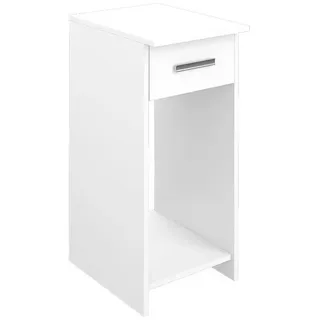 Vicco Pc-Schrank Odin Weiß 35.1 x 45 cm , Holzwerkstoff , 2 Fächer , Quadratisch,Rechteckig , 35.1x77x45 cm , Büromöbel, Schreibtische, Computertische