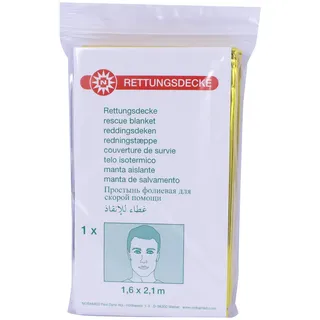 Emergency Blanket Extra Large Emergency Blanket Rescue Sheet Size: 1.6 x 2.4 m Wrapped in Bandages Various Quantities Available,
