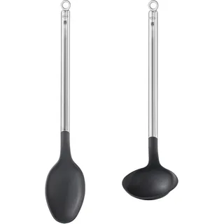 RÖSLE Gourmet-Set Soße "Basic Line" 2-tlg, Schwarz 7 Silbern