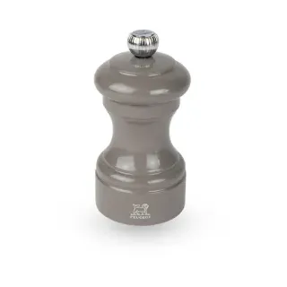 Peugeot Salzmühle BISTRORAMA, verstellbare Mahlgradeinstellung, Glänzende Gewürzmühle speziell für Trockensalz, Farbe: taupegrau
