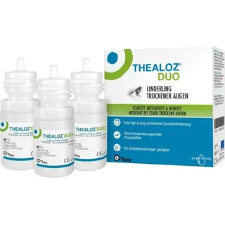 THEA PHARMA GMBH Thealoz Duo Augentropfen 3 x 10 ml