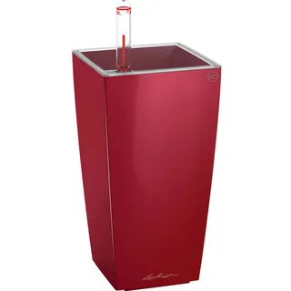 LECHUZA Mini-Cubi 10 x 10 x 18,5 cm Scarlet Rot Hochglanz