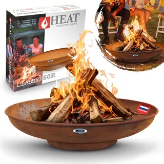 HEAT - Klassische Feuerschale Ø 80 cm Rost